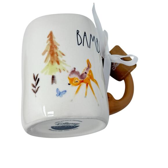 Rae Dunn Artisan Collection By Magenta X Disney Bambi Ceramic Mug Antler Handle - Picture 15 of 15